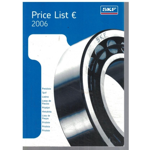 SKF Price list 2006