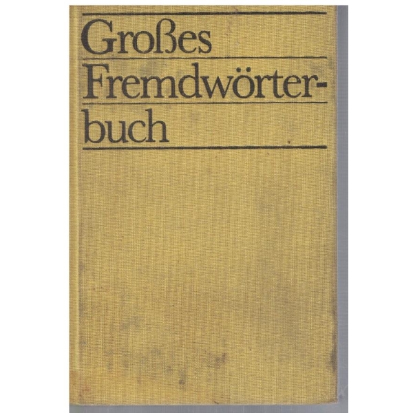 Grobes Fremdwirterbuch