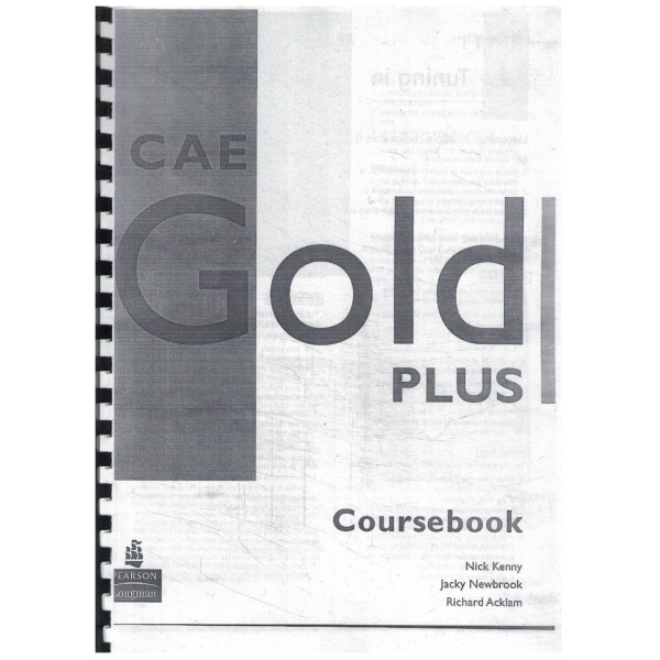 CAE Gold plus coursebook