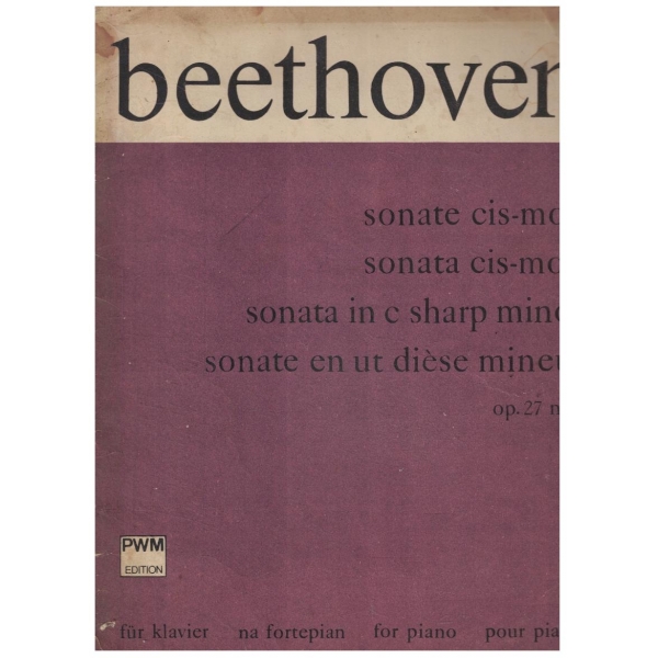 BEETHOVEN sonata cis-moll op.27 nr2