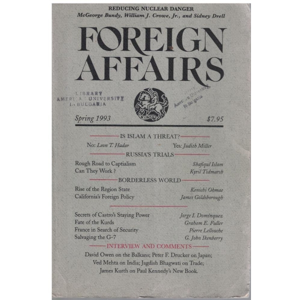 Foreign affairs spring 1993