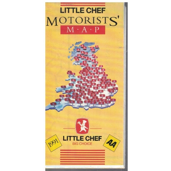 Little Chef Motorist's map